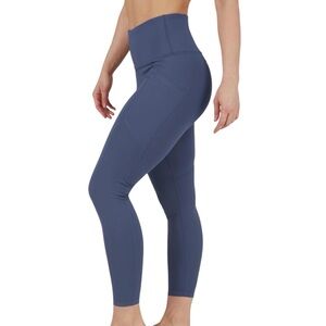90 Degree Indigo Athletic Workout Leggings Activewear Compression Leggings Size